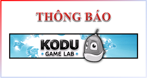 
THÔNG BÁO - Về việc tham dự lễ Tổng kết cuộc thi “Lập trình với Kodu”
